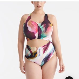 KNIX Catalyst Front Zip Sports Bra - Size 4